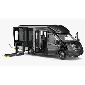 Ford Starcraft Executive Shuttle Bus Rigged 3D